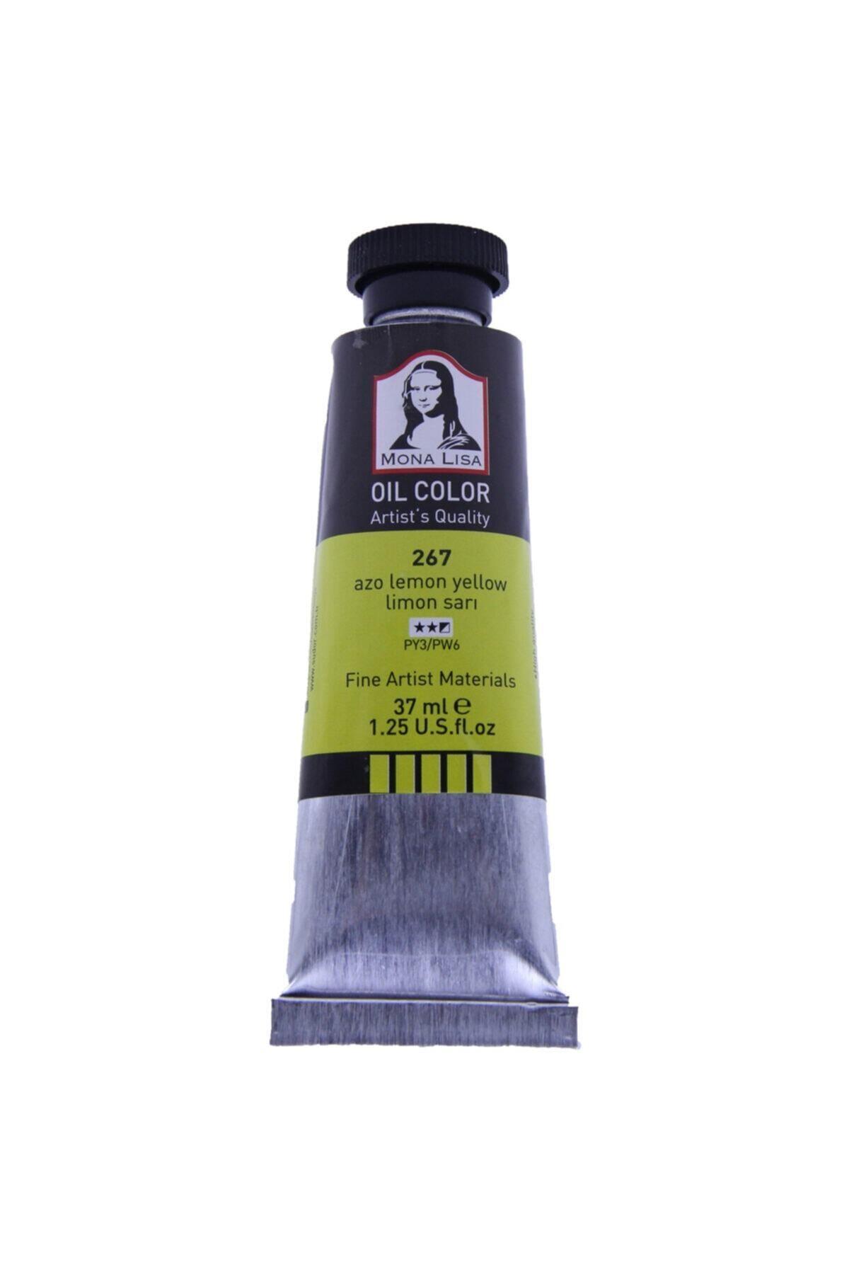 Monalisa Yağlı Boya 37 Ml Limon Sarı 267        --MO037-267Monalisa Yağlı Boya 37 ml Limon Sarı 267 - Kırtasiyem.netYağlı Boyalar