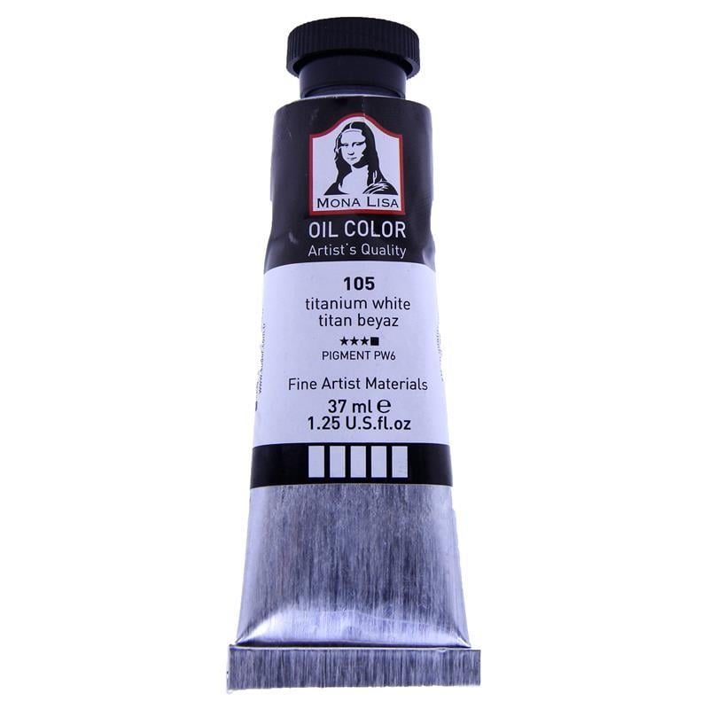 Monalisa Yağlı Boya 37 Ml Titan Beyaz 105        --MO037-105Monalisa Yağlı Boya 37 ml Titan Beyaz 105 - Kırtasiyem.netYağlı Boyalar