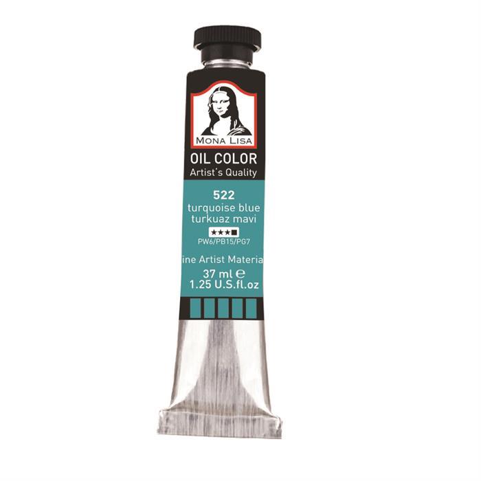 Monalisa Yağlı Boya 37 Ml Turkuaz Mavi 522        --MO037-522Monalisa Yağlı Boya 37 ml Turkuaz Mavi 522 - Kırtasiyem.netYağlı Boyalar