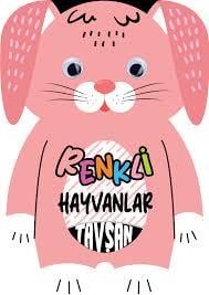 Morelma Colourful Animals Rabbit İngilizce Boyama KitabıŞiir Kitapları