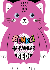 Morelma Renkli Hayvanlar KediBoyama KitabıŞiir Kitapları