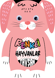 Morelma Renkli Hayvanlar Tavşan Boyama KitabıŞiir Kitapları