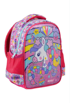 Muggle Mu-6467 Happy Unicon Pembe Anaokulu ÇantasıMuggle Mu-6467 Happy Unicon Pembe Anaokulu Çantası - Kirtasiyem.netAnasınıfı Çantaları