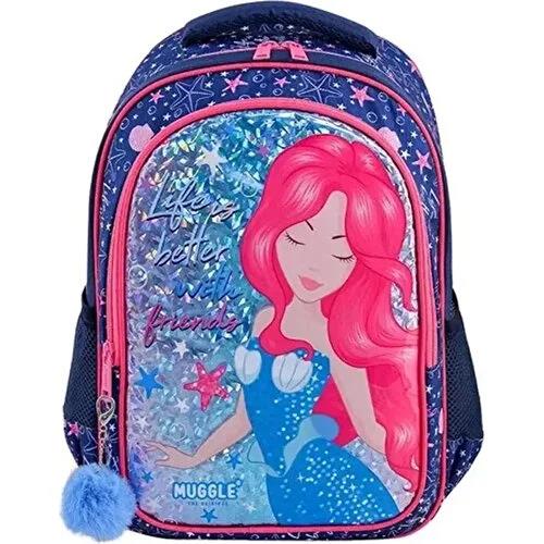 Muggle Mu-8836 Marmaid Lacivert Okul ÇantasıMuggle Mu-8836 Marmaid Lacivert Okul Çantası - Kirtasiyem.netOkul Çantaları