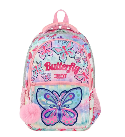 Muggle Mu-9036 Butterfly Koleksiyonu İlkokul ÇantasıVersatil ( Uçlu ) Kalemler