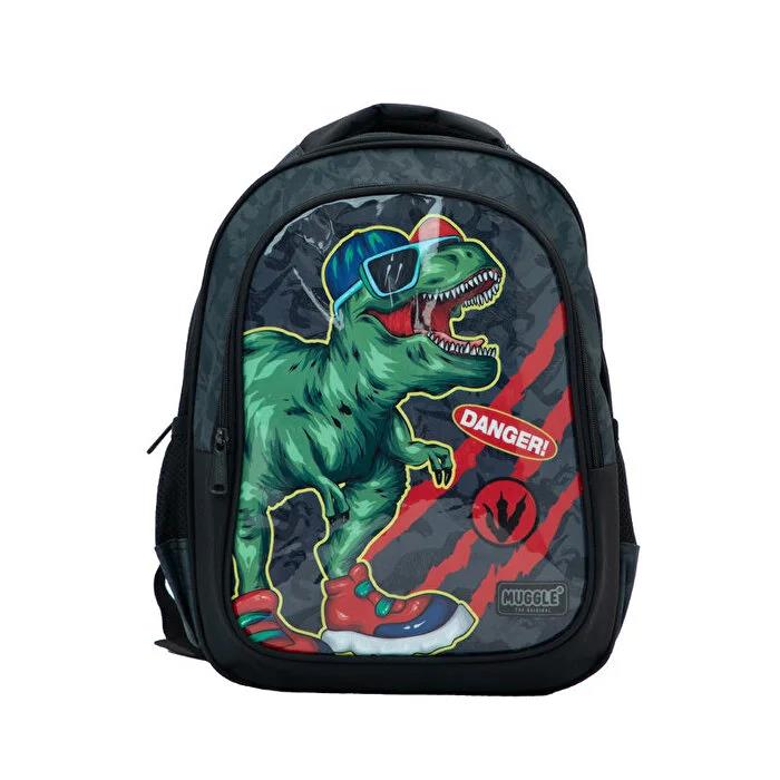 Muggle Mu-9222 Danger Dino Siyah Okul ÇantasıMuggle Mu-9222 Danger Dino Siyah Okul Çantası - Kirtasiyem.netOkul Çantaları