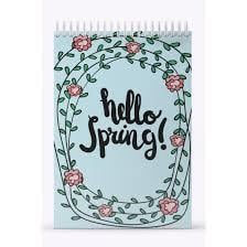 My Mia Art Hello SpringBloknotlar