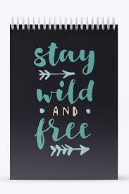 My Mia Art Stay Wild & FreeBloknotlar