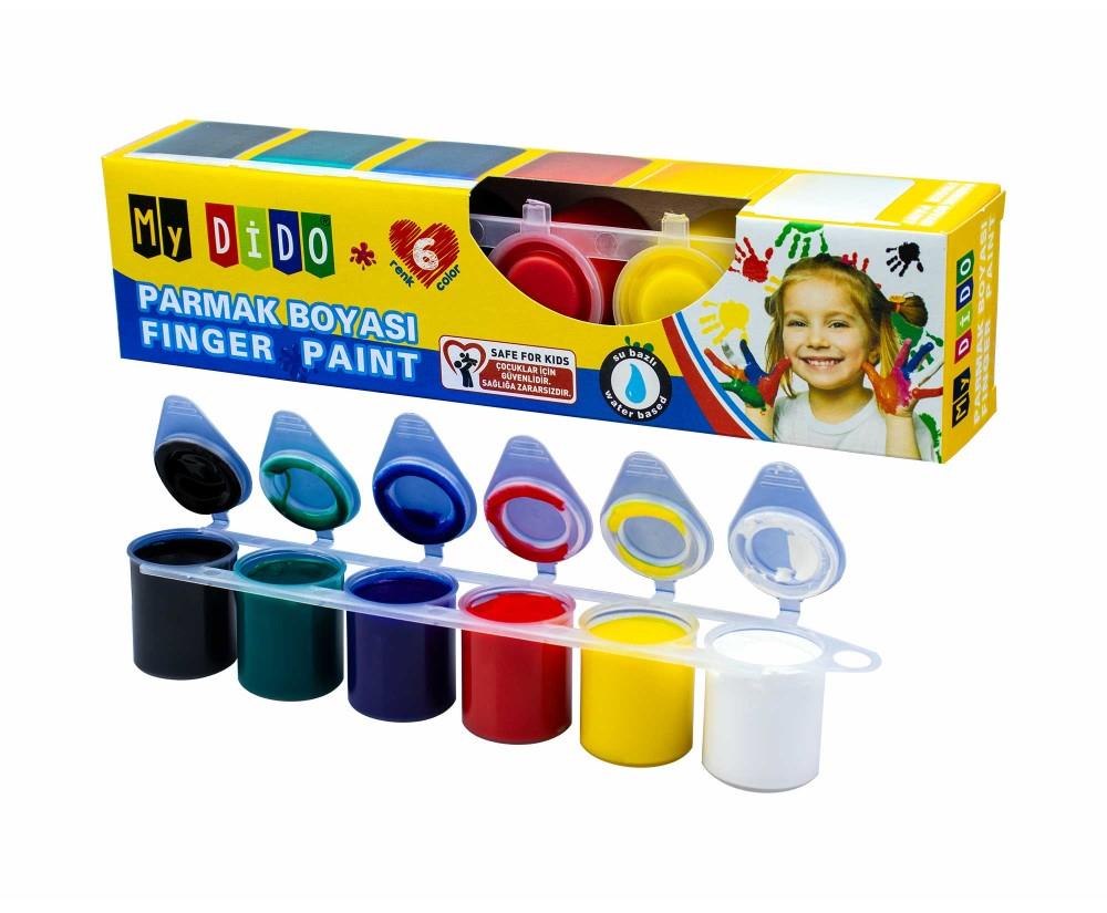 Mydido Parmak Boya Set 6X22 Ml        --MY88Mydido Parmak Boya Set 6X22 Ml        --MY88 - Kırtasiyem.netParmak Boyalar