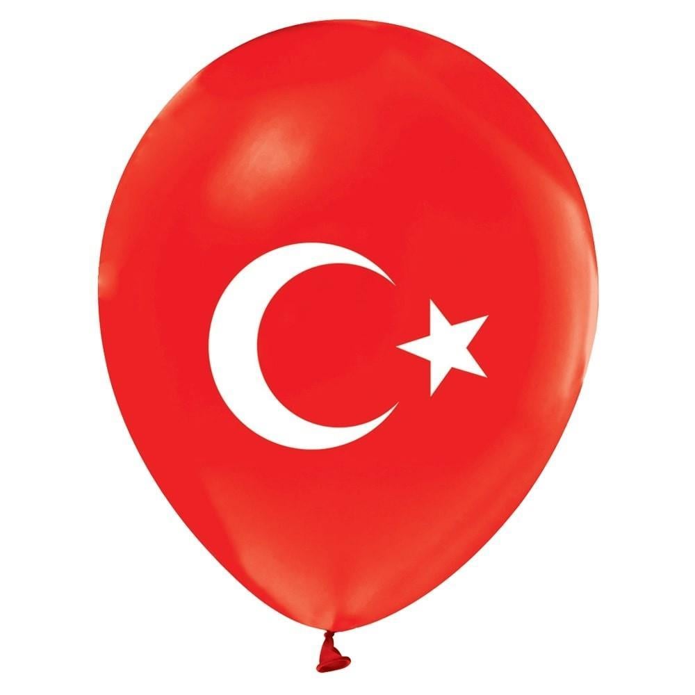 Nedi Balon Baskılı Ayyıldız 100 LüNedi Balon Baskılı Ayyıldız 100 Lü - Kirtasiyem.netBalon