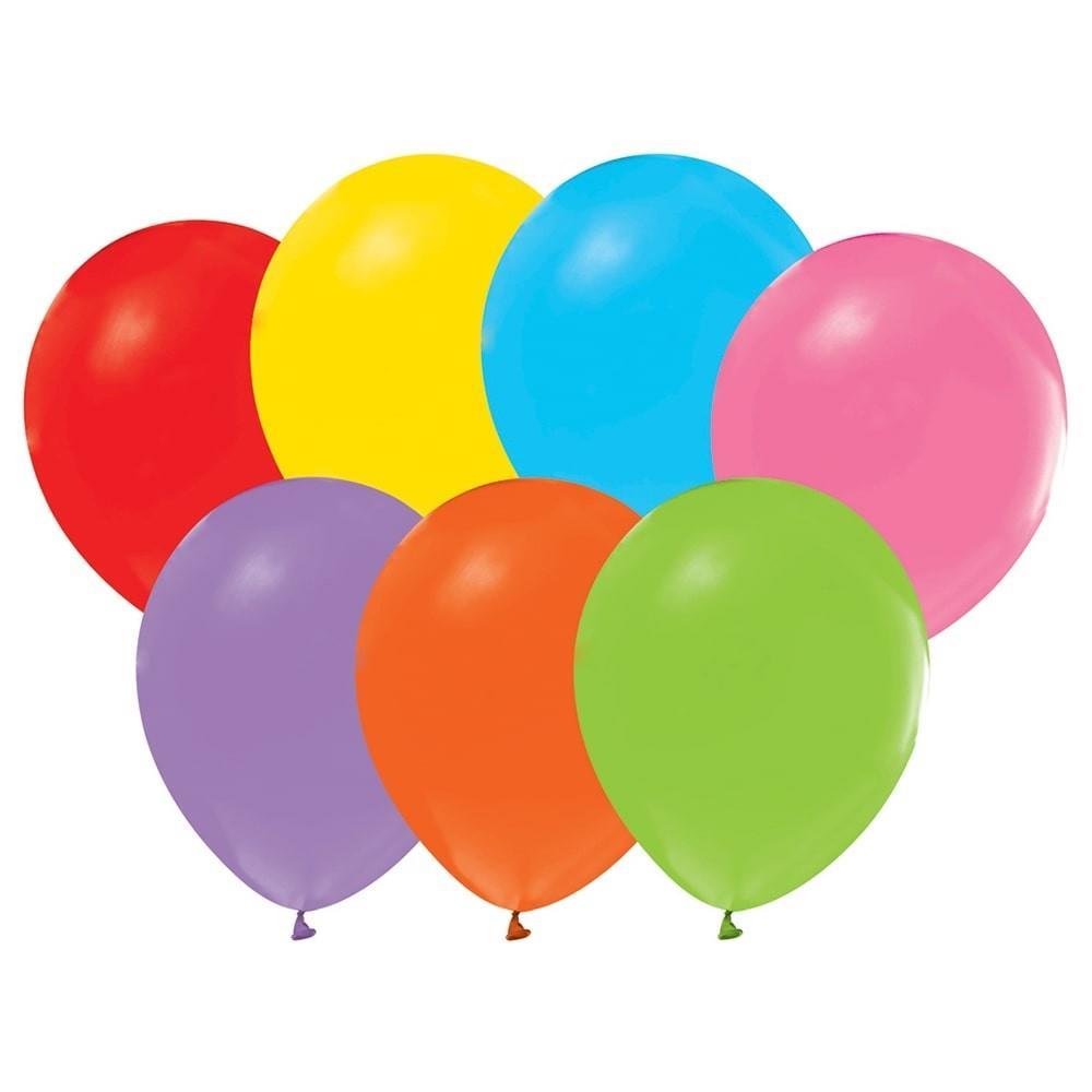 Nedi Balon Düz Renk Karışık 100 lüNedi Balon Düz Renk Karışık 100 lü - Kirtasiyem.netBalon