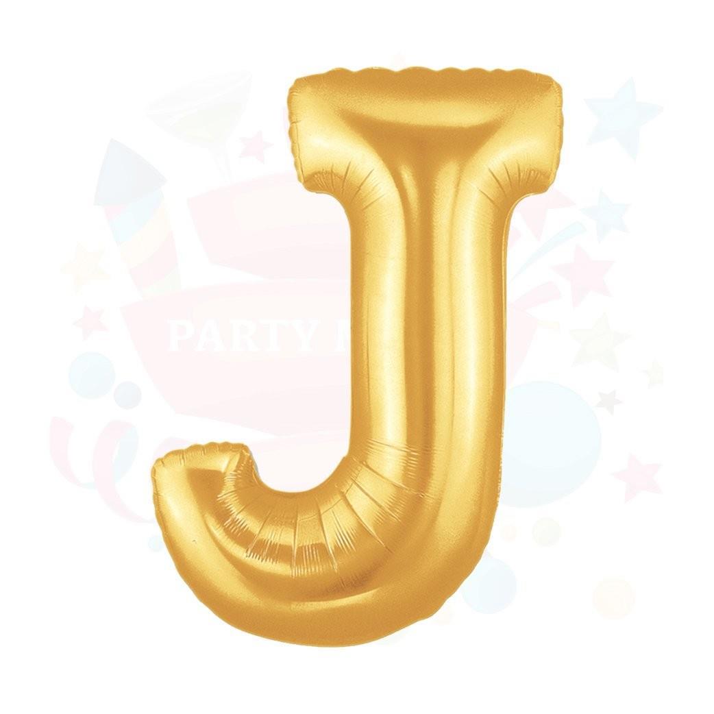 Nedi Balon Folyo 14 Harf Altın JNedi Balon Folyo 14 Harf Altın J - Kirtasiyem.netBalon