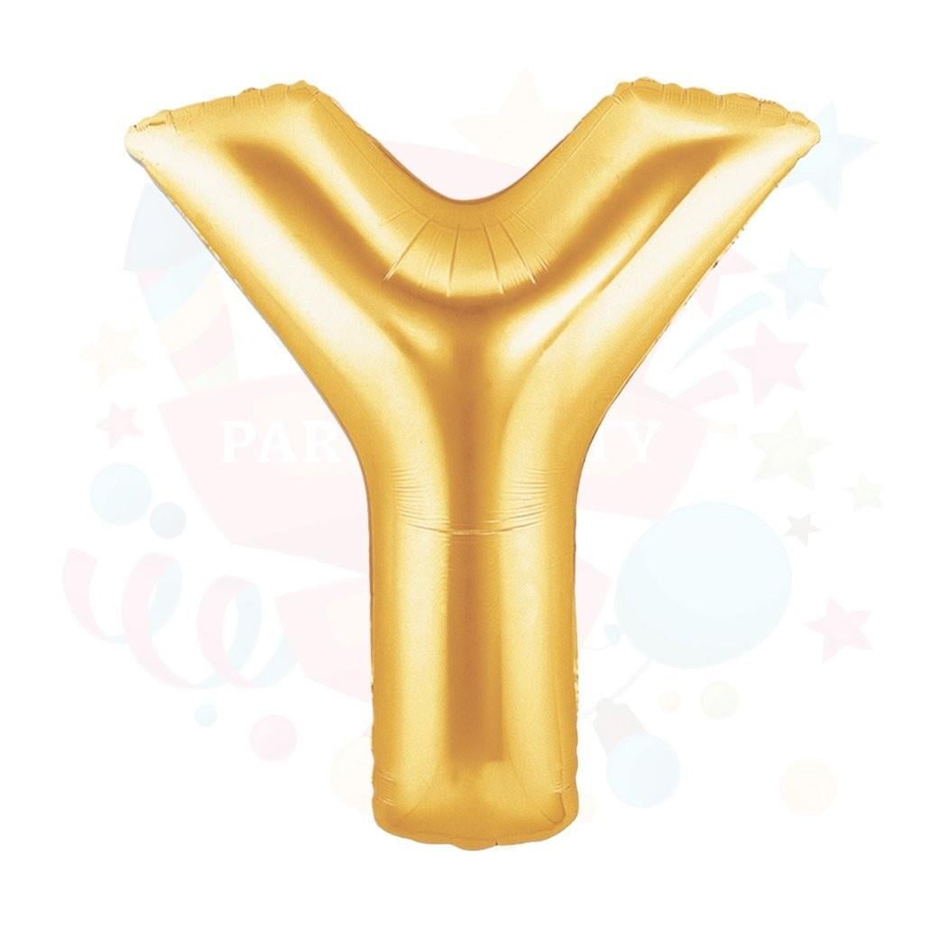 Nedi Balon Folyo 14 Harf Altın YNedi Balon Folyo 14 Harf Altın Y - Kirtasiyem.netBalon