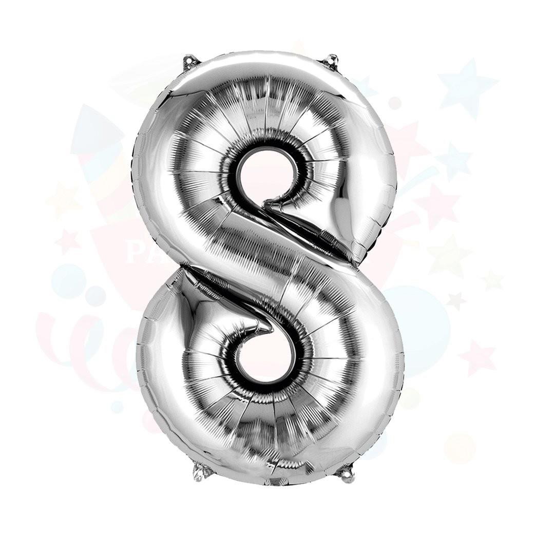 Nedi Balon Folyo 14 Rakam Gümüş 8Nedi Balon Folyo 14 Rakam Gümüş 8 - Kirtasiyem.netBalon