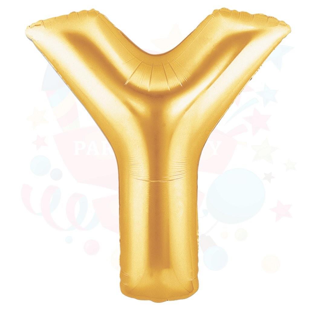 Nedi Balon Folyo 40 Harf Altın YNedi Balon Folyo 40 Harf Altın Y - Kirtasiyem.netBalon