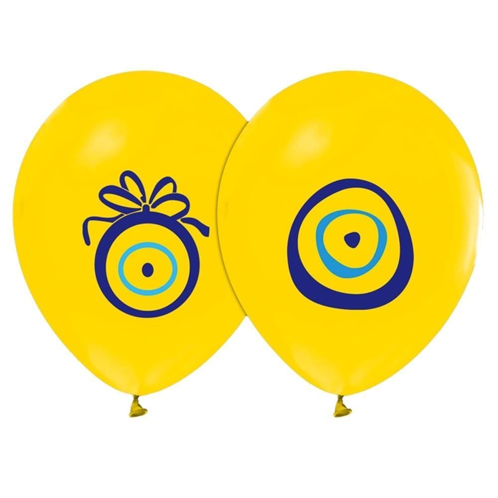 Nedi Balon Nazar Boncuklu Sarı 100 LüNedi Balon Nazar Boncuklu Sarı 100 Lü - Kirtasiyem.netBalon