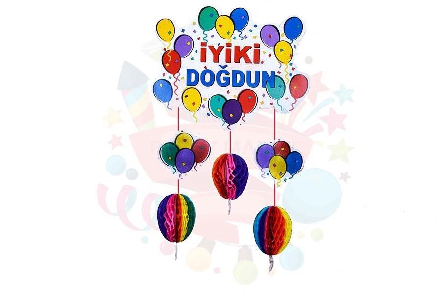 Nedi Balonlu Petekli Avize İyi Ki DoğdunNedi Balonlu Petekli Avize İyi Ki Doğdun - Kirtasiyem.netSüsler