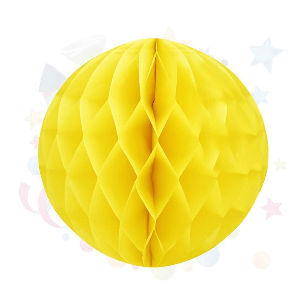 Nedi Kağıt Top Süs Petekli Tekli 30 Cm SarıNedi Kağıt Top Süs Petekli Tekli 30 Cm Sarı - Kirtasiyem.netParti Malzemeleri