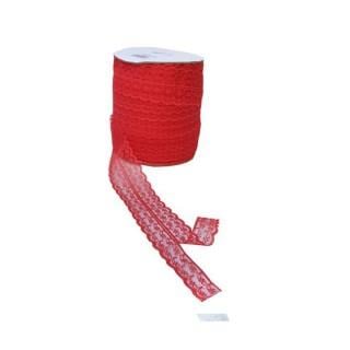 Nedi Kurdele Kumaş Dantel 2,5 Cm 10 Mt KırmızıNedi Kurdele Kumaş Dantel 2,5 Cm 10 Mt Kırmızı - Kirtasiyem.netKurdele