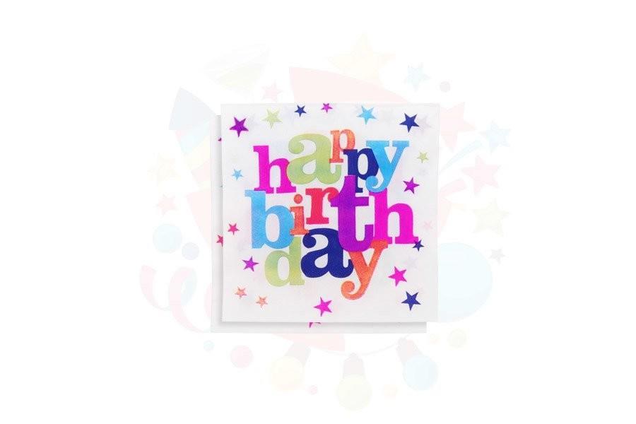 Nedi Peçete Temalı Happy Gökkuşağı 20 LiNedi Peçete Temalı Happy Gökkuşağı 20 Li - Kirtasiyem.netParti Malzemeleri