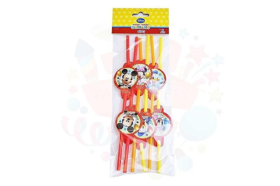 Nedi Pipet Plastik Kartonlu Lisanslı  MickeyNedi Pipet Plastik Kartonlu Lisanslı  Mickey - Kirtasiyem.netParti Malzemeleri