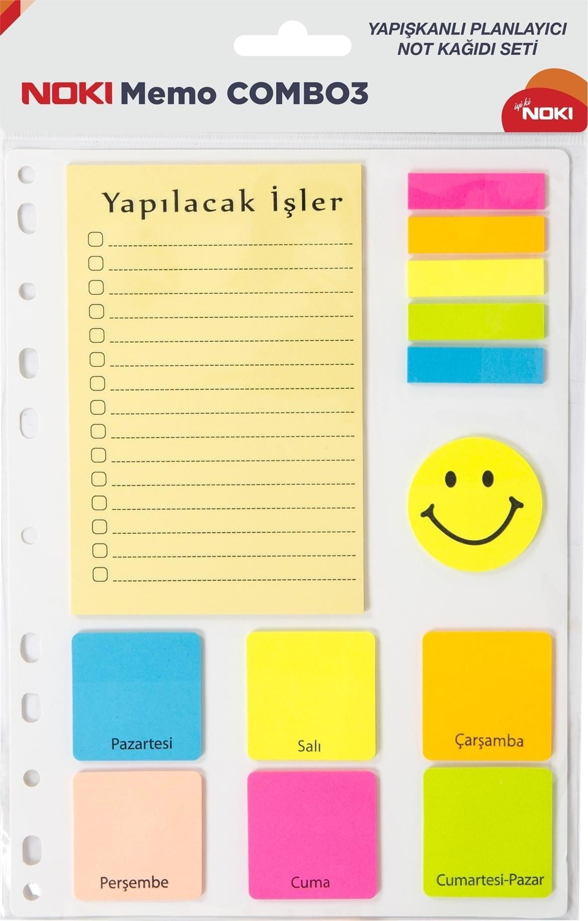Noki Memo Combo 3Noki Memo Combo 3 - Kirtasiyem.netYapışkanlı Not Kağıtları