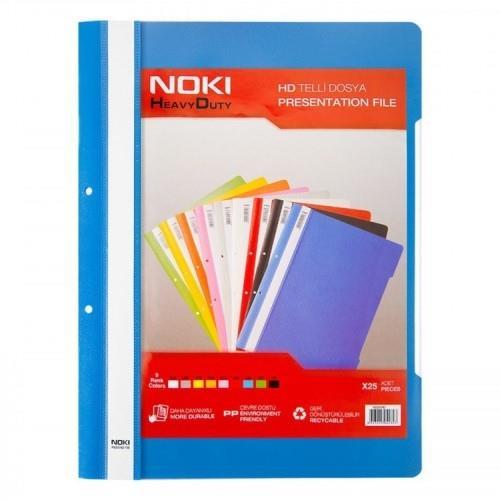 Noki Telli Dosya XL Mavi 25 liNoki Telli Dosya XL Mavi  - Kirtasiyem.netTelli Dosyalar