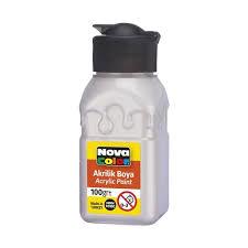 Nova Color Akrilik 180 Gr Sedef Beyaz Nc-1026Akrilik Boyalar	