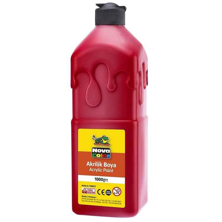 Nova Color Akrilik Boya 1000 Gr Kırmızı Nc-222Nova Color Akrilik Boya 1000 Gr Kırmızı Nc-222 - Kırtasiyem.netAkrilik Boyalar	