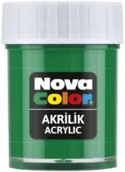 Nova Color Akrilik Boya Şişe 30 Cc Yesil Nc-172Akrilik Boyalar	