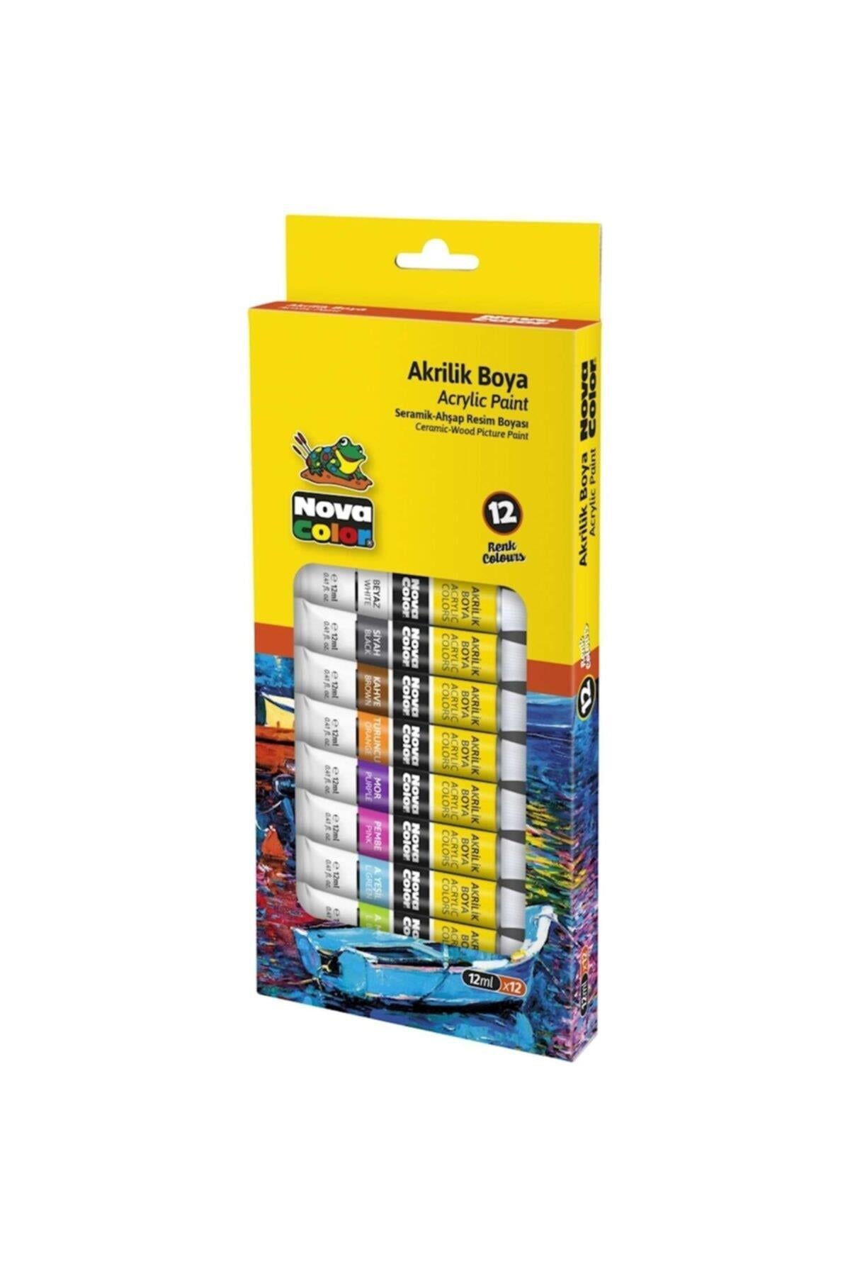 Nova Color Akrilik Boya Tüp 12 Ml 12 Li Nc-2004Nova Color Akrilik Boya Tüp 12 Ml 12 Li Nc-2004 - Kırtasiyem.netAkrilik Boyalar	