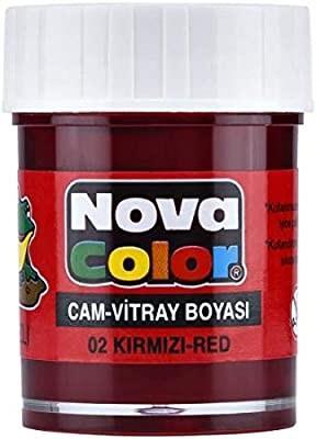 Nova Color Cam Boyası Su Bazlı Kırmızı Şişe Nc-150Nova Color Cam Boyası Su Bazlı Kırmızı Şişe Nc-150 - Kırtasiyem.netCam Boyaları