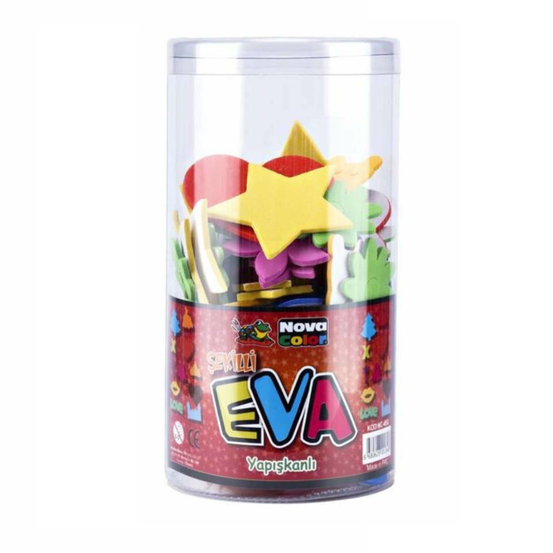 Nova Color Eva Şekilli Yapışkanlı 35 GrNova Color Eva Şekilli Yapışkanlı 35 Gr - Kirtasiyem.netEvalar