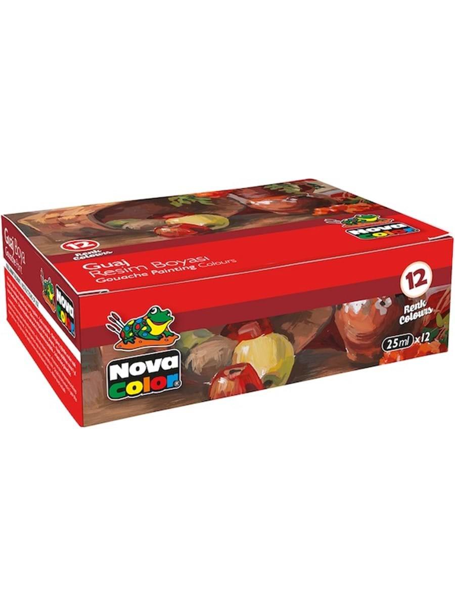 Nova Color Guaj Boya Şişe 12 Li Nc-461Nova Color Guaj Boya Şişe 12 Li Nc-461 - Kırtasiyem.netGuaj Boyalar