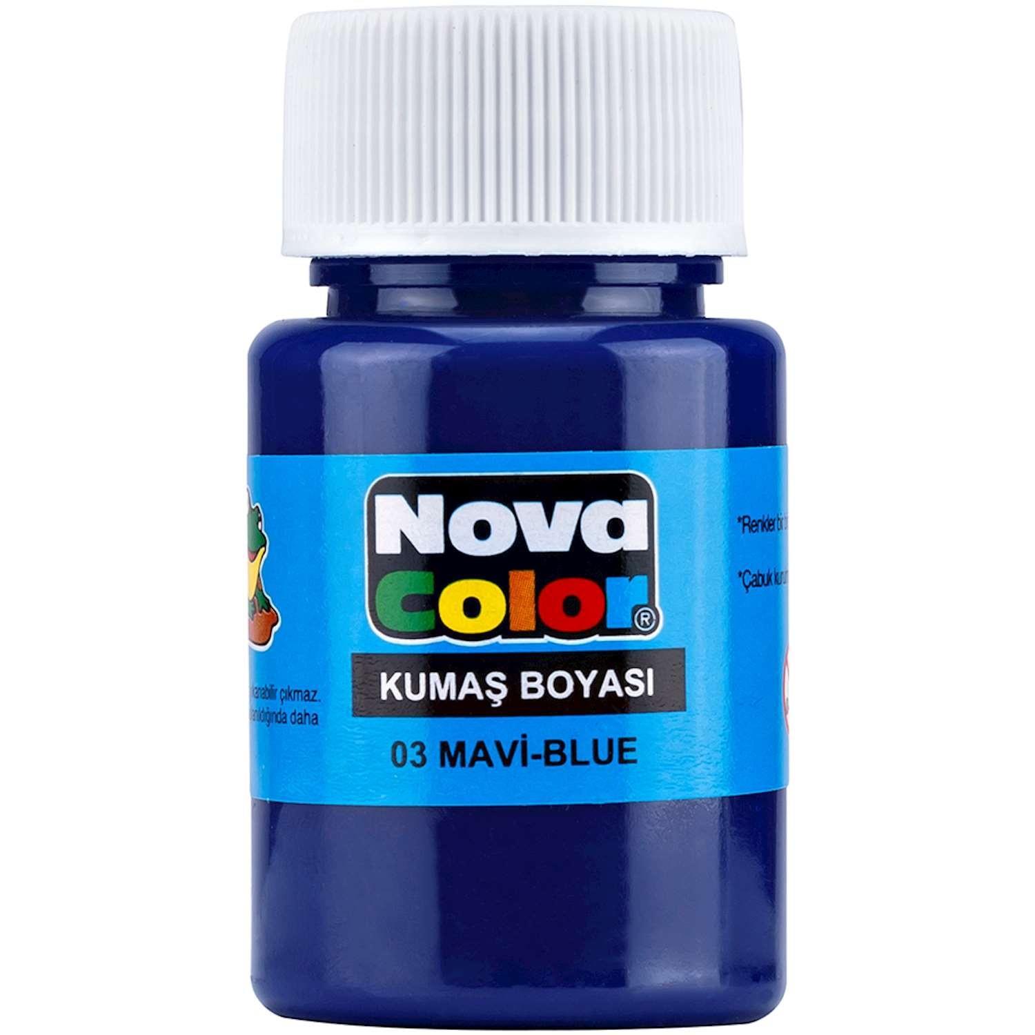 Nova Color Kumaş Boyasi Mavi Şişe Nc-161Nova Color Kumaş Boyasi Mavi Şişe Nc-161 - Kırtasiyem.netKumaş Boyaları