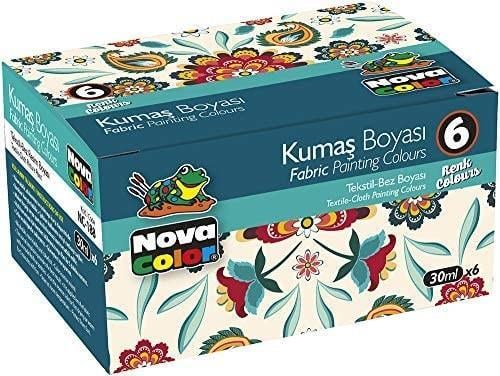Nova Color Kumaş Boyasi Şişe 6 Li Nc-188Nova Color Kumaş Boyasi Şişe 6 Li Nc-188 - Kırtasiyem.netKumaş Boyaları