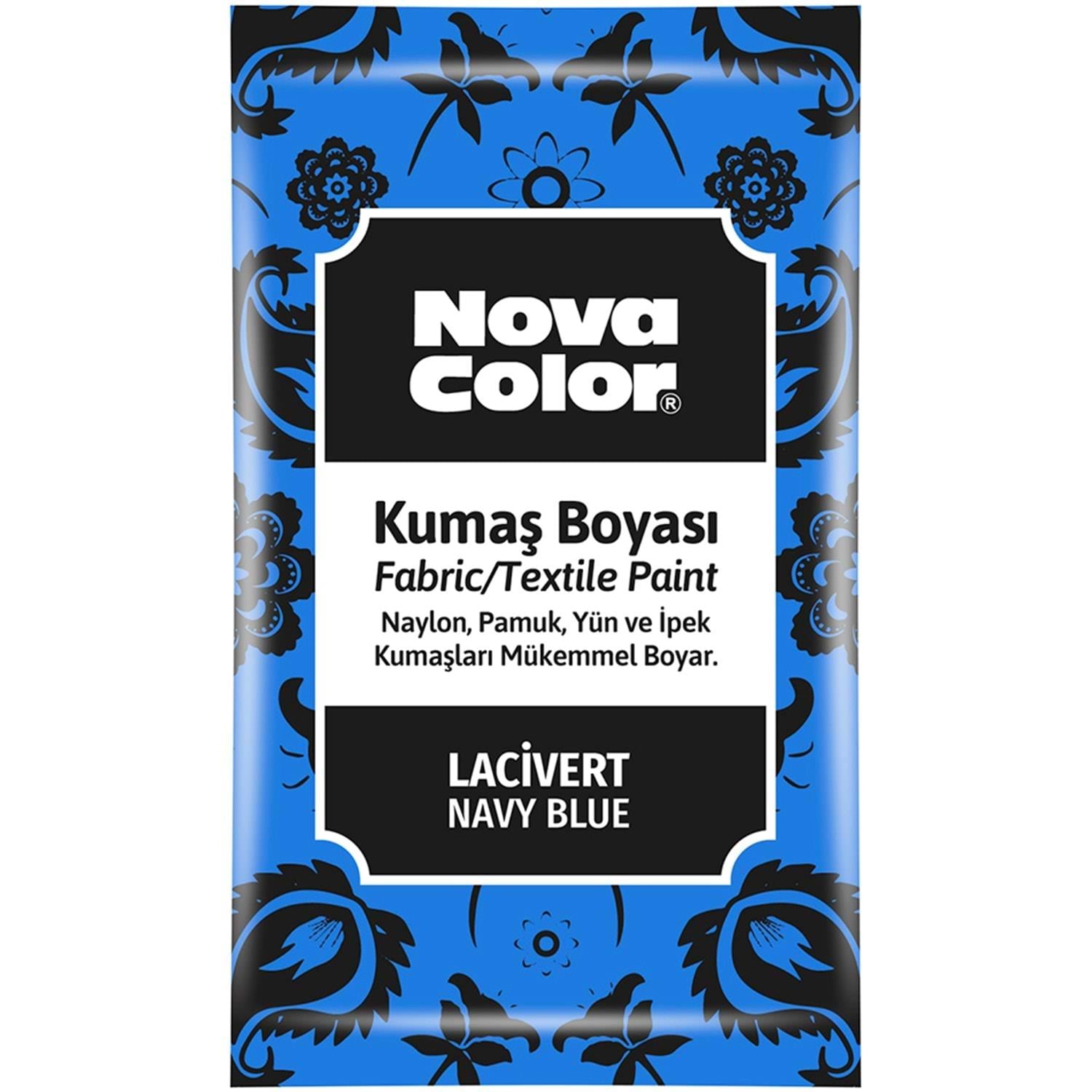 Nova Color Kumaş Boyasi Toz Lacivert 12 Gr Nc-909Nova Color Kumaş Boyasi Toz Lacivert 12 Gr Nc-909 - Kırtasiyem.netKumaş Boyaları