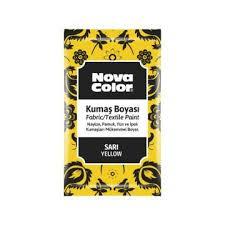 Nova Color Kumas Boyasi Toz Sari 12 Gr NC-900Kumaş Boyaları