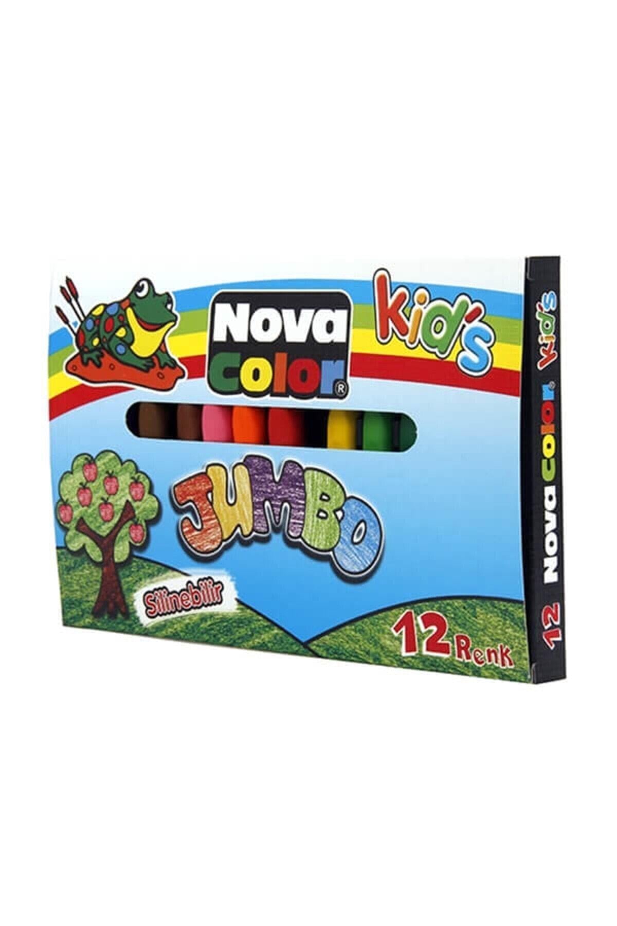 Nova Color Mum Boya Jumbo 12 Li Nc-2124Nova Color Mum Boya Jumbo 12 Li Nc-2124 - Kırtasiyem.netMum Boyalar