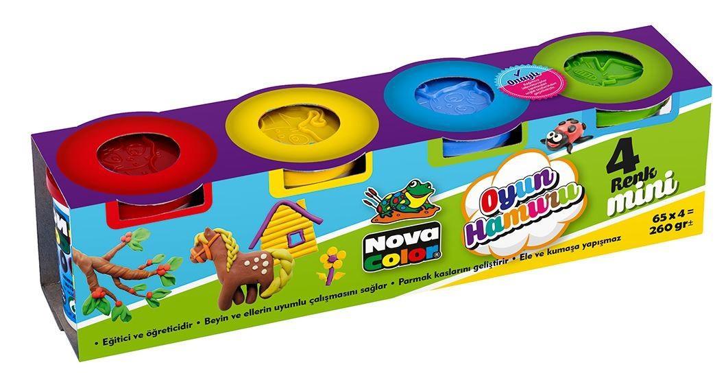 Nova Color Oyun Hamuru 4 Lü Mini Nc 4102Nova Color Oyun Hamuru 4 Lü Mini Nc 4102 - Kirtasiyem.netOyun Hamurları
