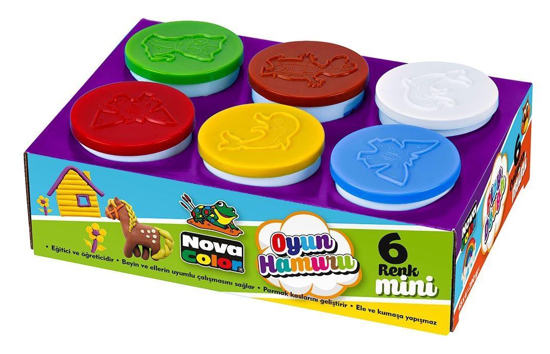 Nova Color Oyun Hamuru Mini 6 LıNova Color Oyun Hamuru Mini 6 Lı - Kirtasiyem.netOyun Hamurları