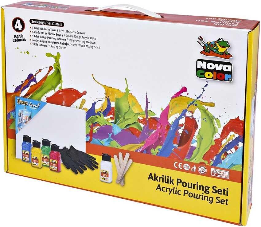 Nova Color Pouring Set Alaçatı Nc-2506Nova Color Pouring Set Alaçatı Nc-2506 - Kırtasiyem.netAkrilik Boyalar	