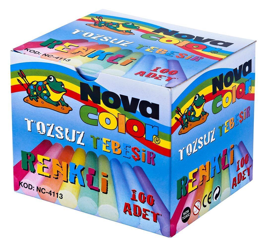 Nova Color Tebeşir 100 Lü Renkli Nc-4113Nova Color Tebeşir 100 Lü Renkli Nc-4113 - Kirtasiyem.netTebeşirler Ve Tebeşir Kalemleri