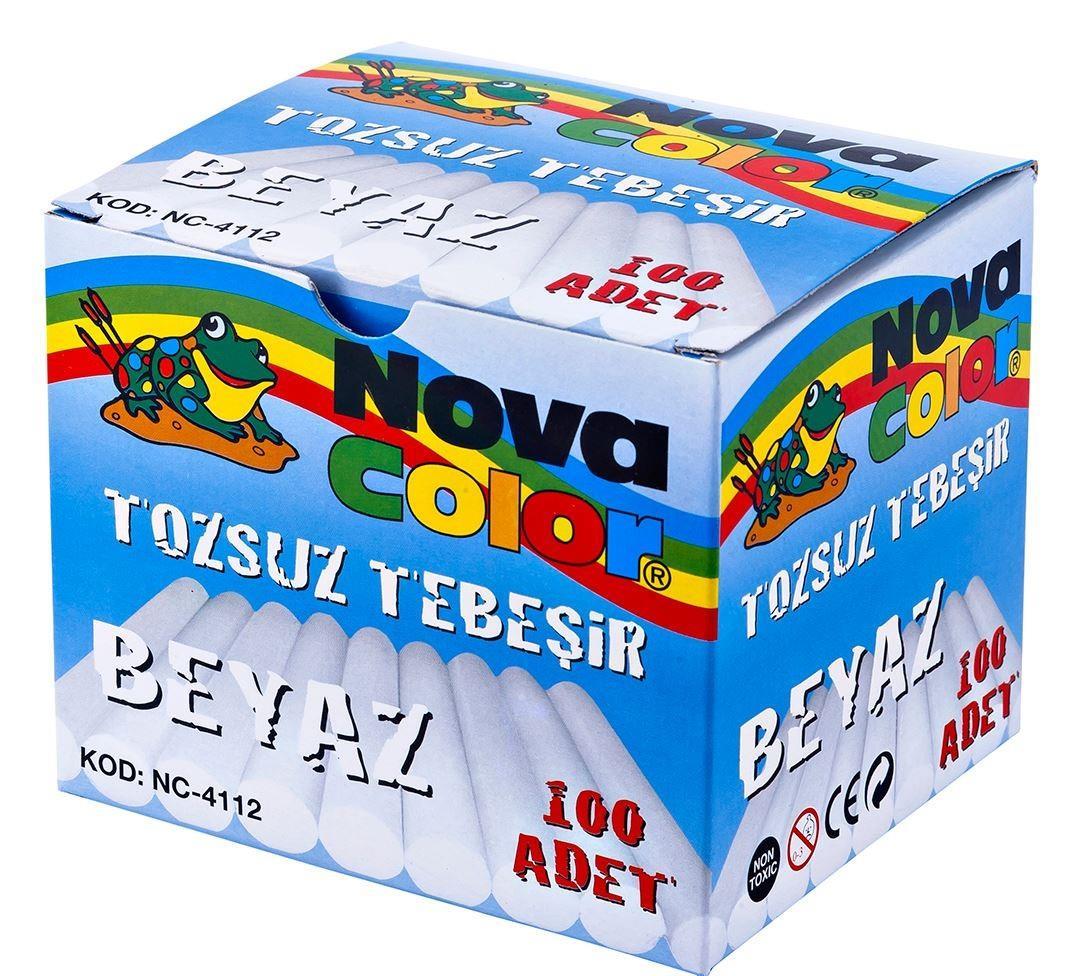 Nova Color Tozsuz Tebeşir Beyaz 100 Lu Nc-4112Nova Color Tozsuz Tebeşir Beyaz 100 Lu Nc-4112 - Kirtasiyem.netTebeşirler Ve Tebeşir Kalemleri