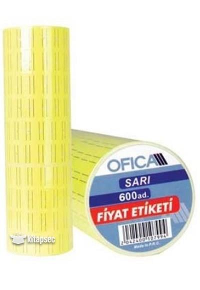 Ofica Fiyat Makinası Etiketi 600 Lük SarıOfica Fiyat Makinası Etiketi 600 Lük Sarı - Kirtasiyem.netEtiket Makineleri