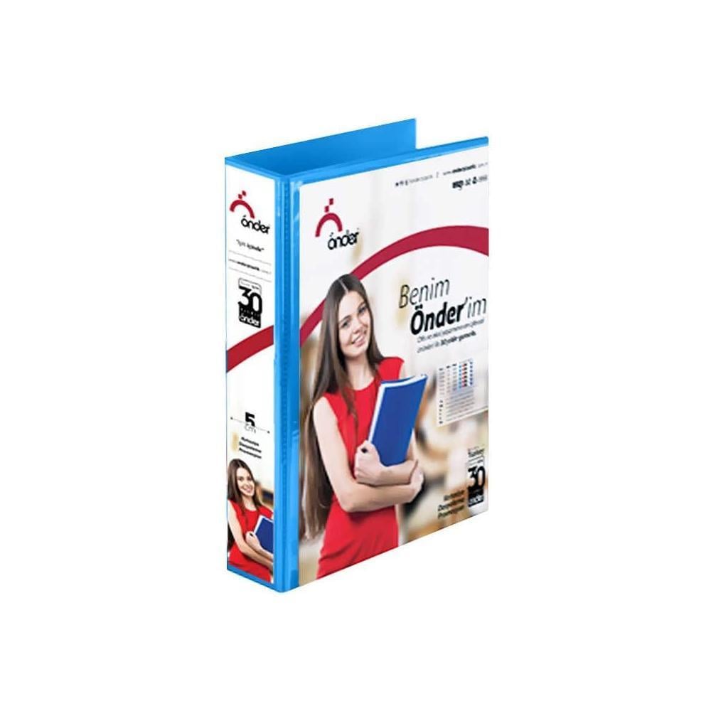 Önder Klasör A4 5 cm 2 Halka Mavi 2005-1Önder Klasör A4 5 cm 2 Halka Mavi 2005-1 - Kirtasiyem.netHalkalı Klasörler