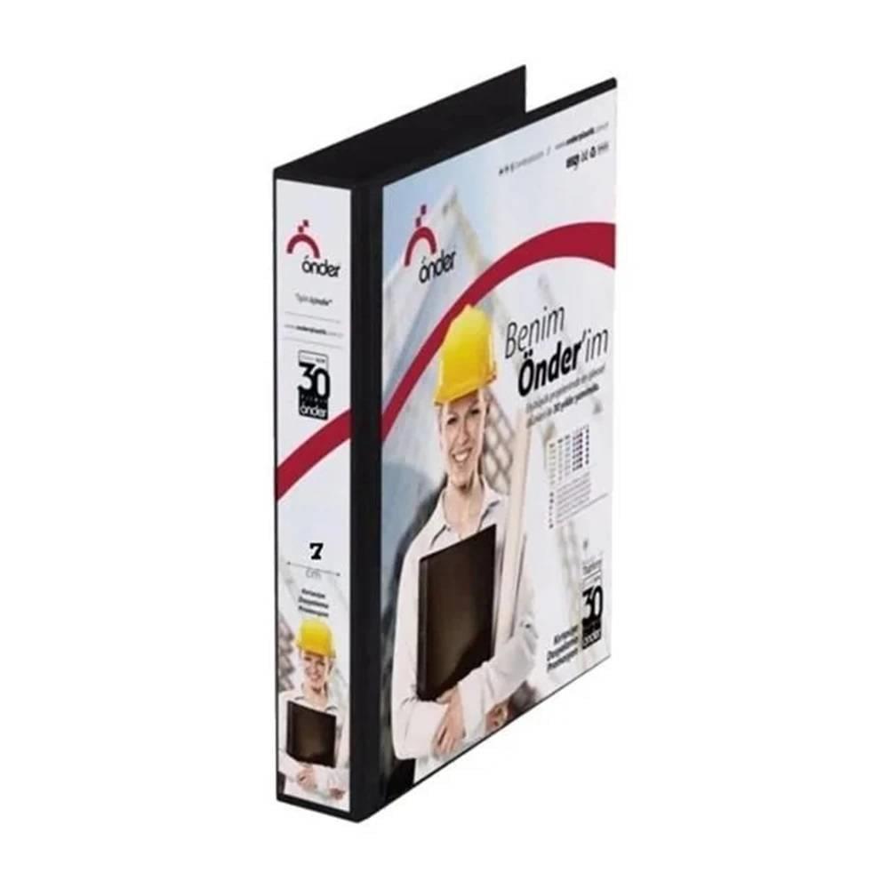 Önder Klasör A4 7 cm 2 Halka Siyah 2007-3Önder Klasör A4 7 cm 2 Halka Siyah 2007-3 - Kirtasiyem.netHalkalı Klasörler