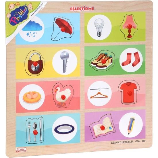 Onyıl Ony-369/370 Ahşap Tutmalı Eşleştirme İlişkili NesnelerOnyıl Ony-369/370 Ahşap Tutmalı Eşleştirme İlişkili Nesneler - Kirtasiyem.netEğitici Materyaller