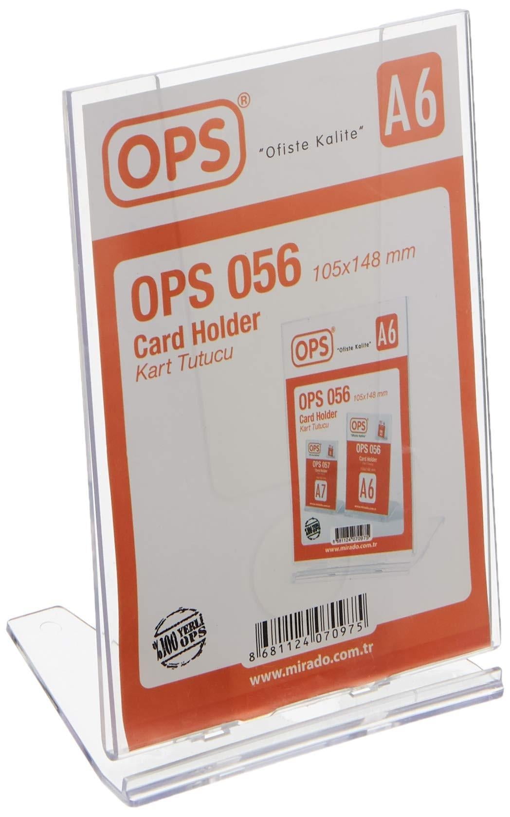 Ops Kart Tutucu Şeffaf A6Ops Kart Tutucu Şeffaf A6 - Kirtasiyem.netBüro Gereçleri Ve Makinalar