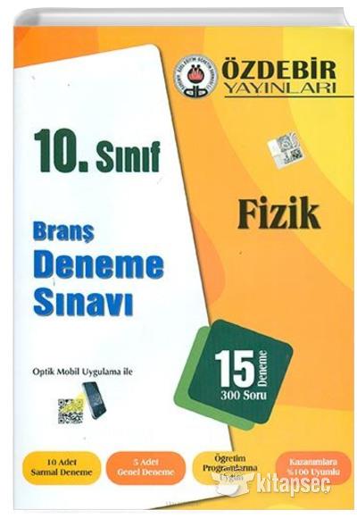 Özdebir 10. Sınıf Fizik Branş Deneme SınavıÖzdebir 10. Sınıf Fizik Branş Deneme Sınavı - Kirtasiyem.netDENEMELER